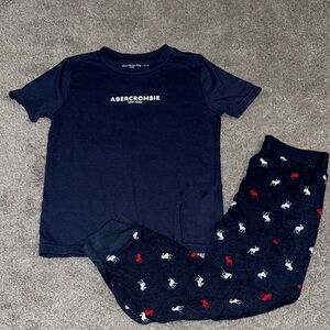 Abercrombie & Fitch Kids Dark Blue Pajama Set